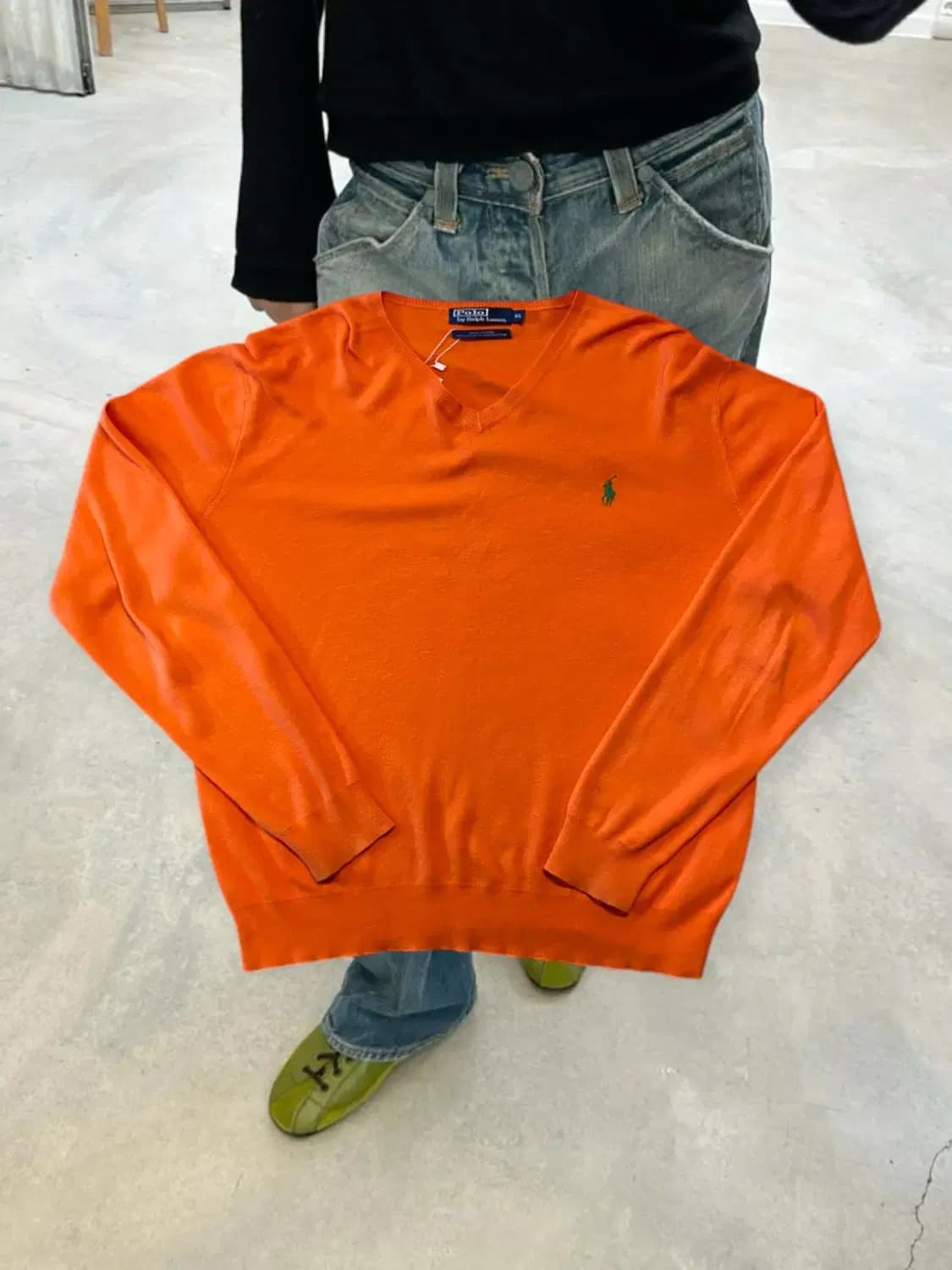 폴로 랄프로렌 브이넥 니트 (Man XL) AA0331 상품이미지1