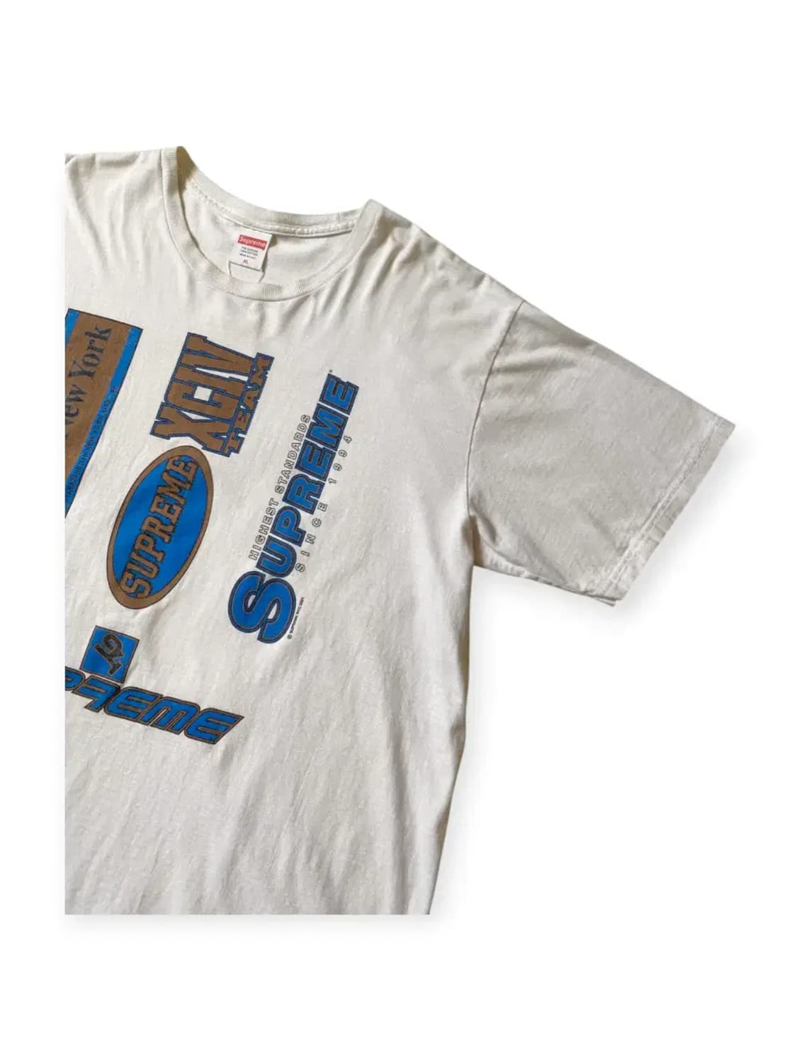슈프림 1/2 티셔츠 (Man XL) AB0446 상품이미지3