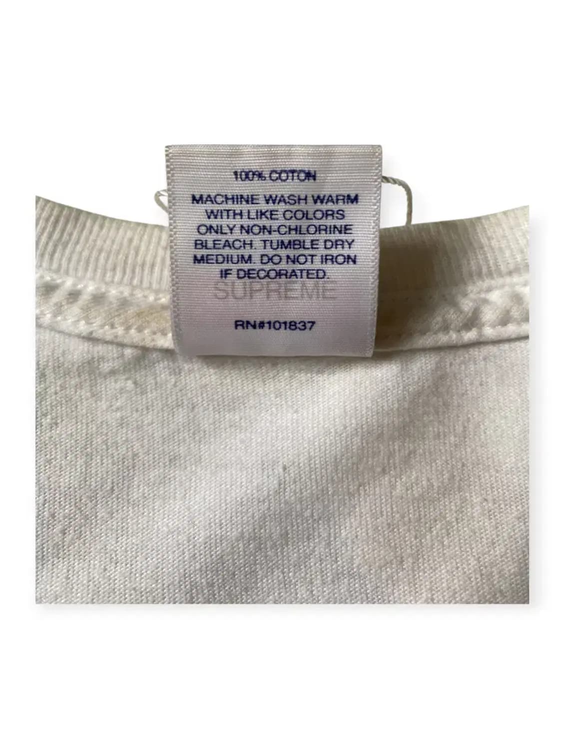 슈프림 1/2 티셔츠 (Man XL) AB0446 상품이미지7