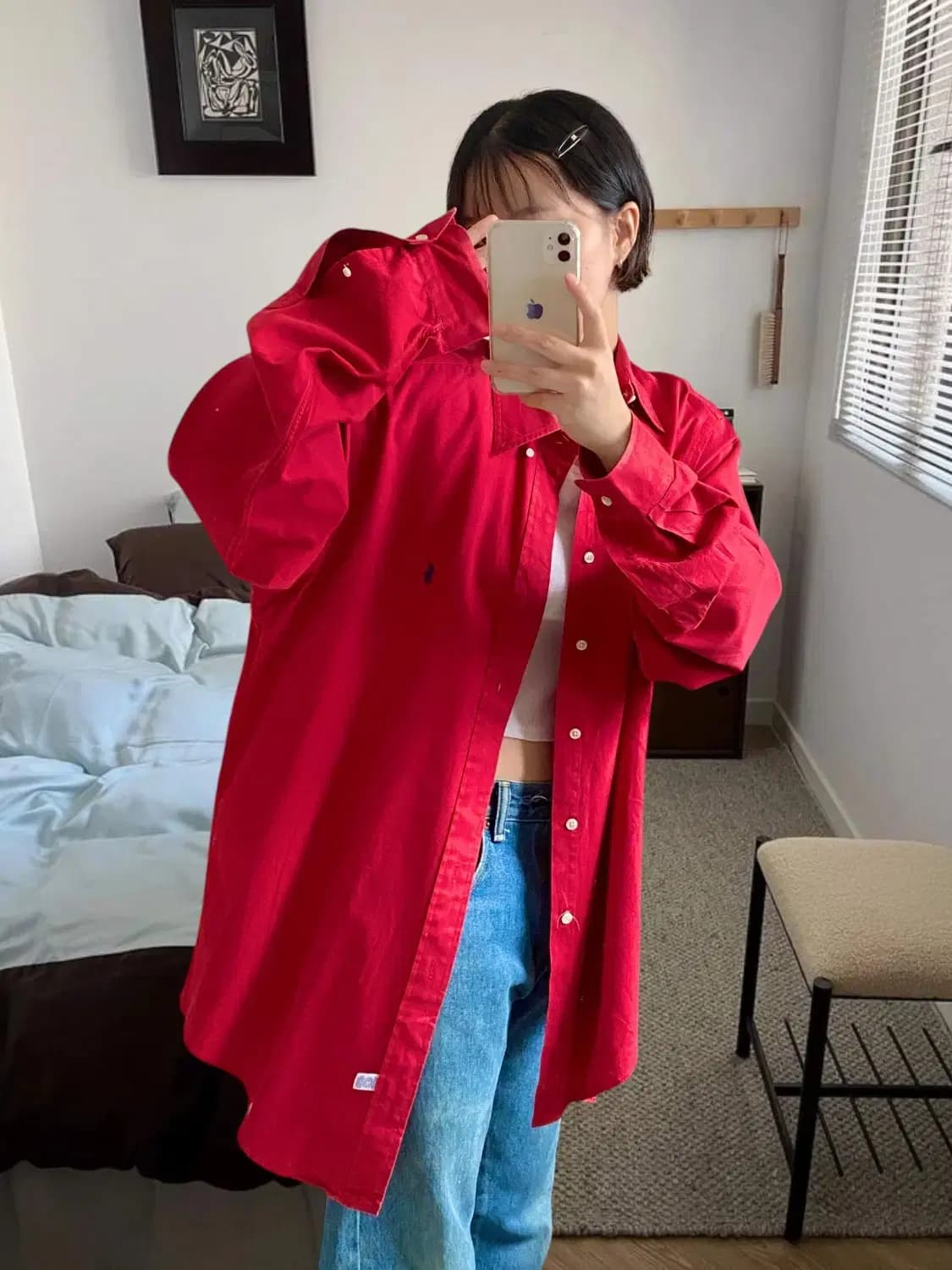 폴로 랄프로렌 솔리드 셔츠 (Man 2XL) AB0463 상품이미지1