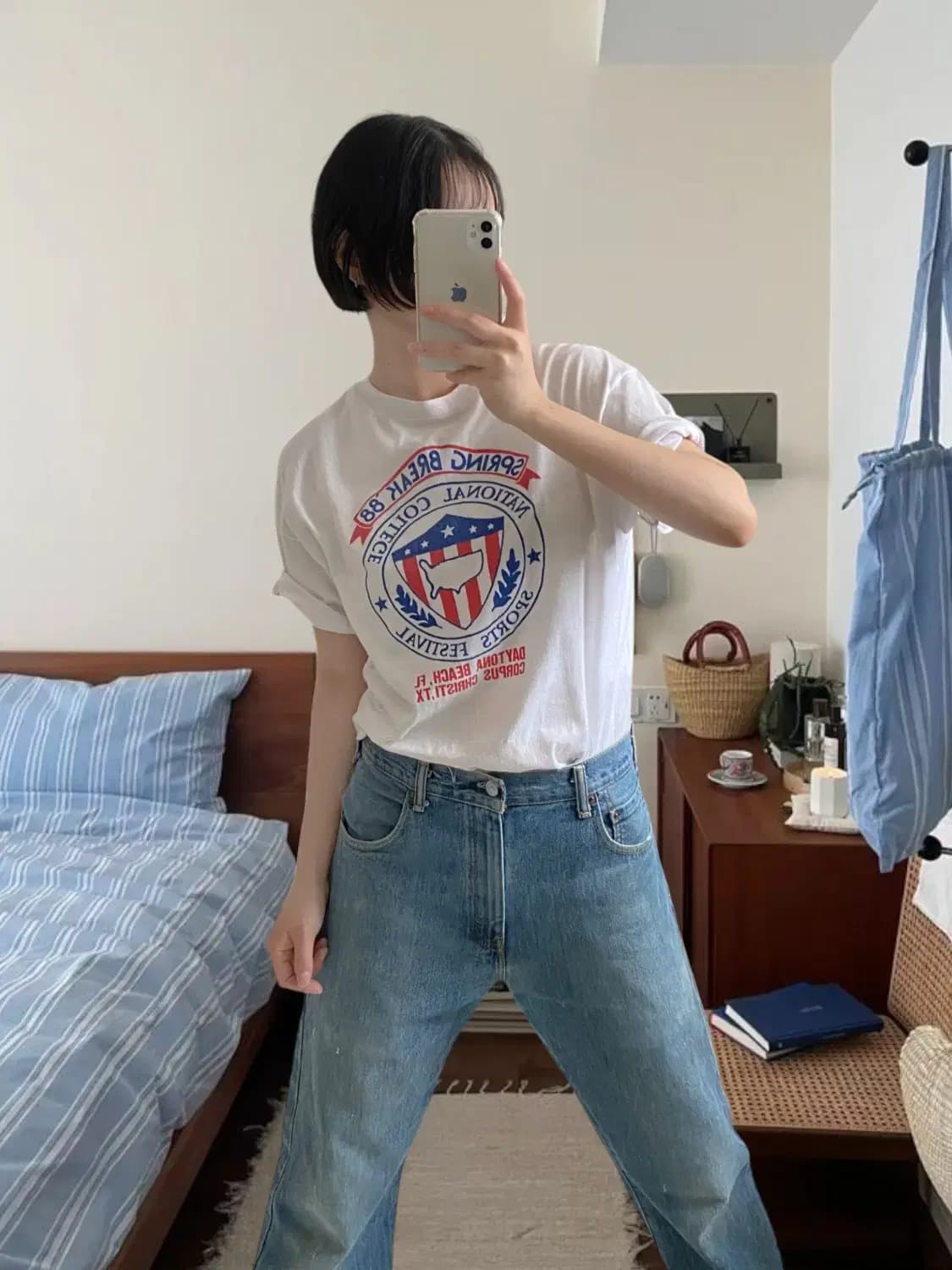 프린팅 1/2 티셔츠 (Man M) AB0460 상품이미지1