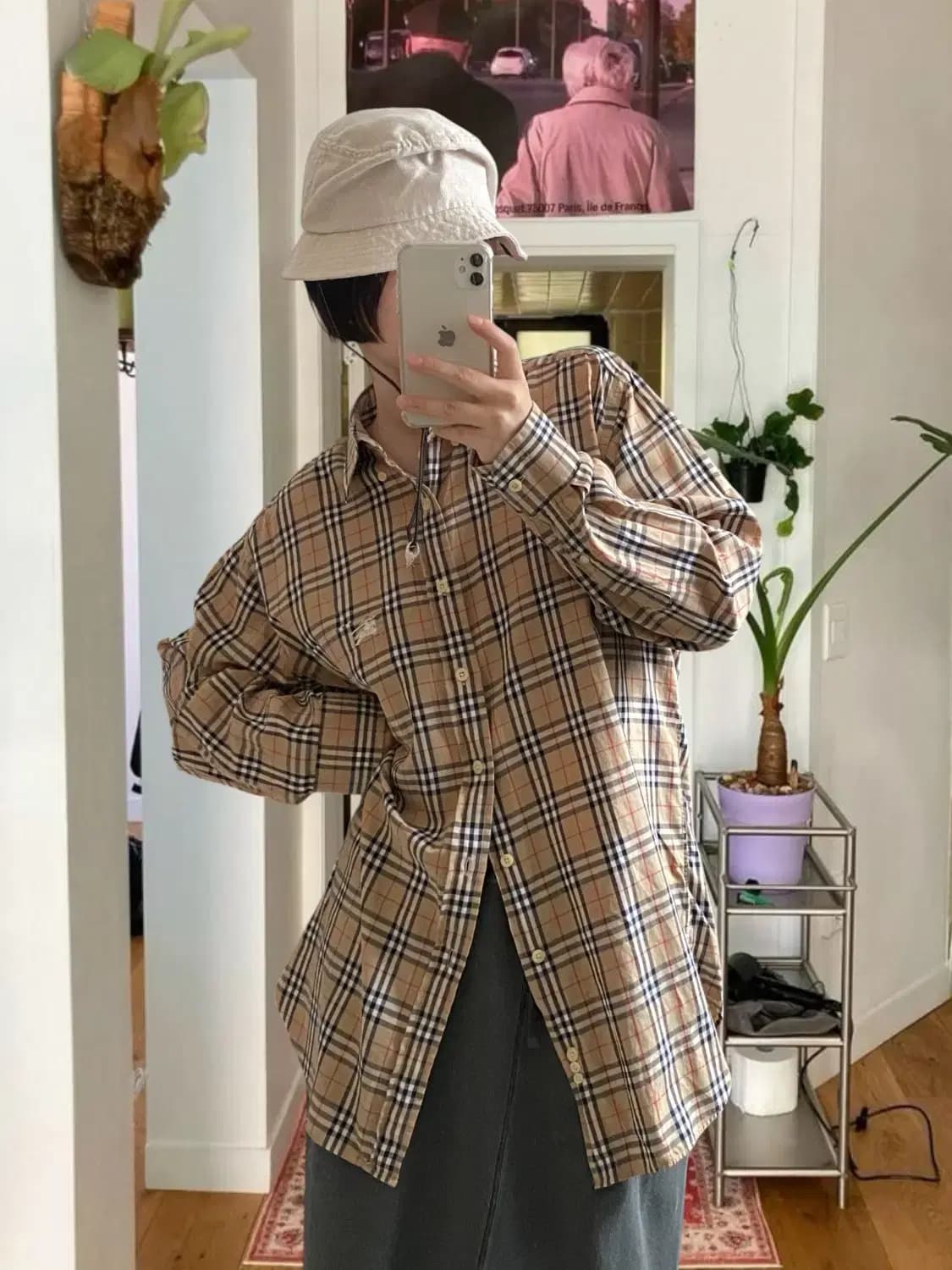 버버리 체크 셔츠 (Man XL) AB0448 상품이미지1