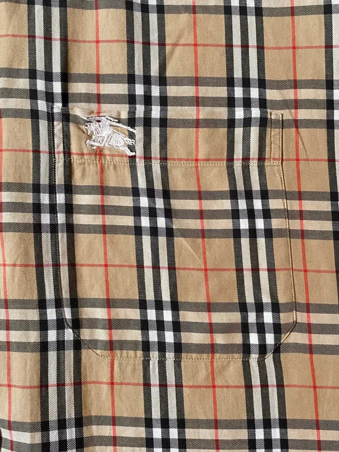 버버리 체크 셔츠 (Man XL) AB0448 상품이미지7
