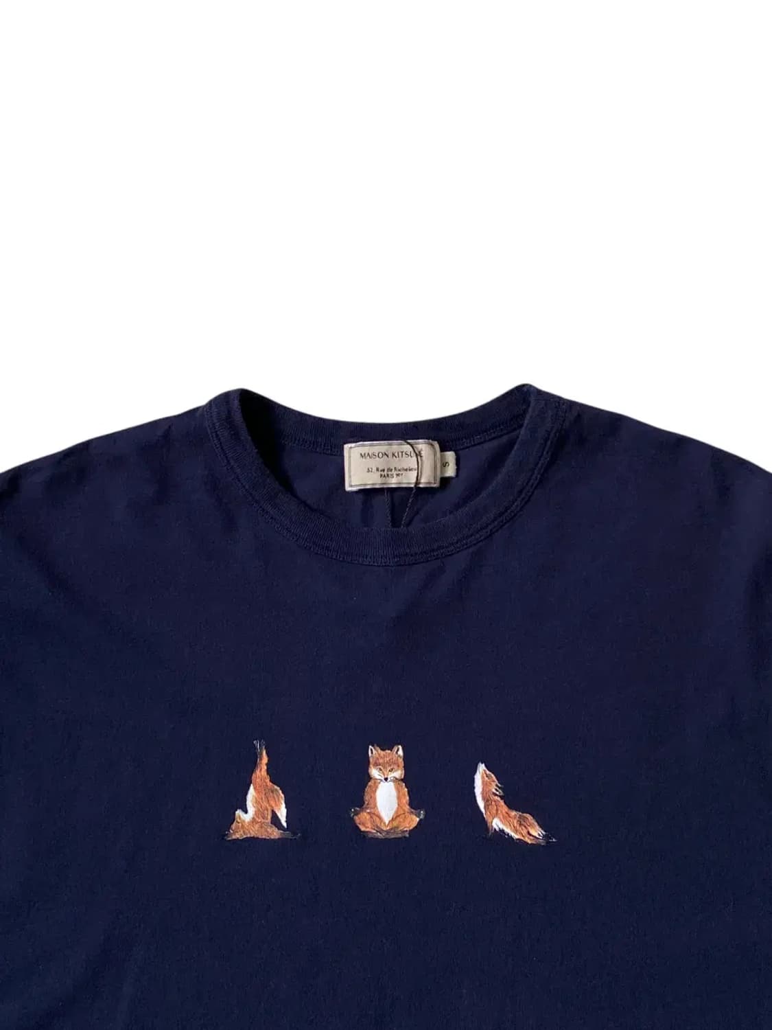 메종키츠네 1/2 티셔츠 (Man M) AB0447 상품이미지3