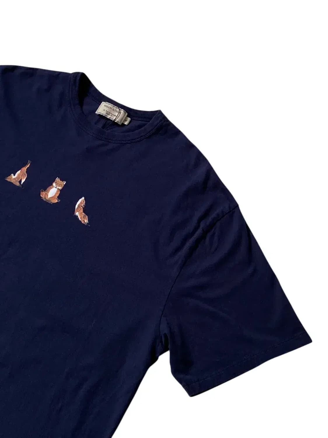 메종키츠네 1/2 티셔츠 (Man M) AB0447 상품이미지4