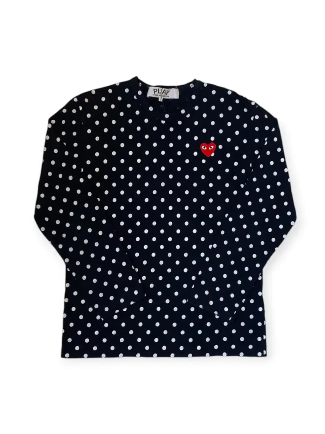 꼼데가르송 도트 긴팔 티셔츠 (Man L ) AB0483 상품이미지2