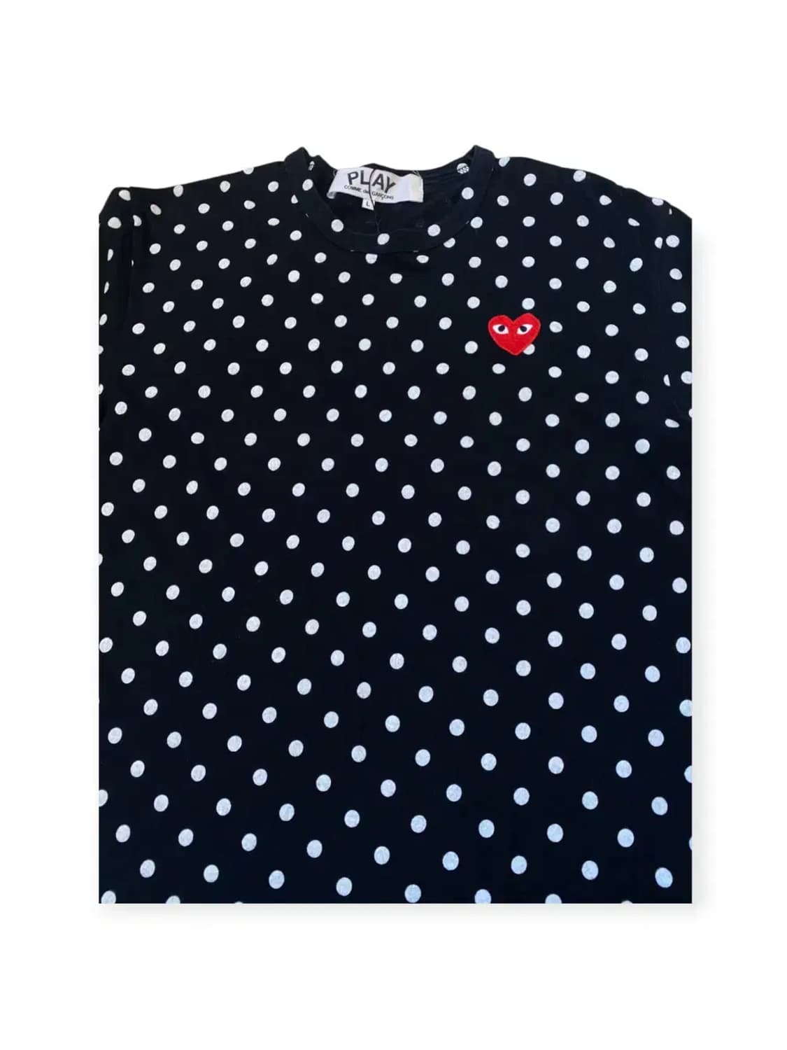 꼼데가르송 도트 긴팔 티셔츠 (Man L ) AB0483 상품이미지5