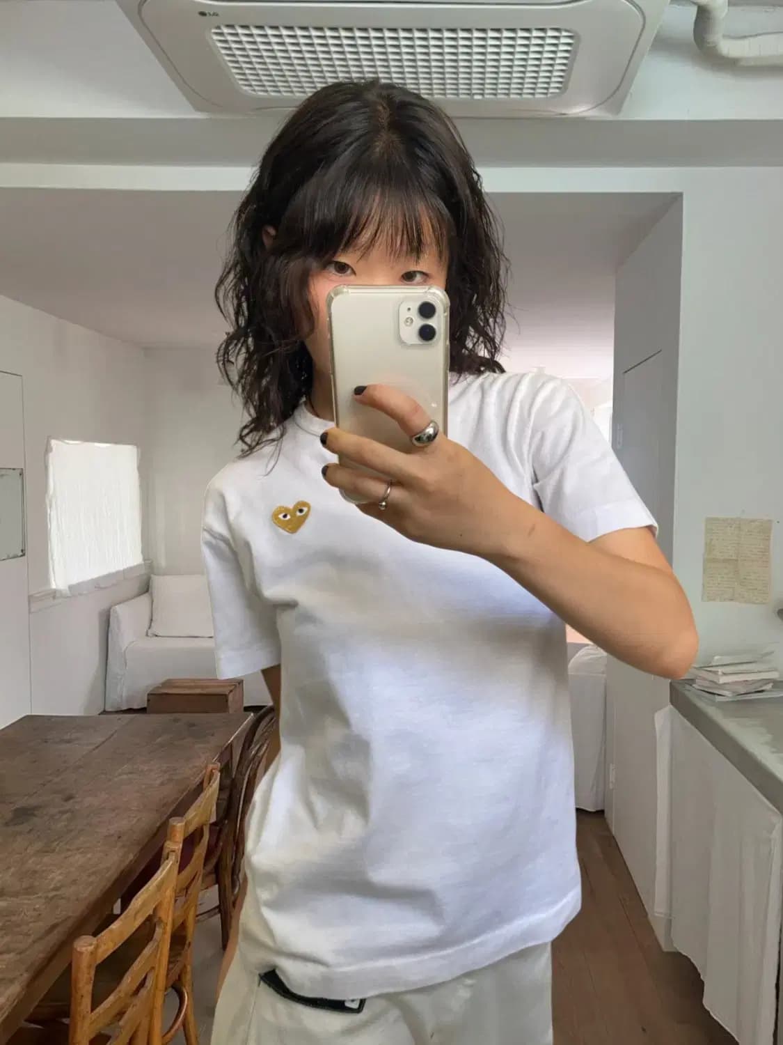 꼼데가르송 1/2 티셔츠 (Woman M) AB0468 상품이미지1