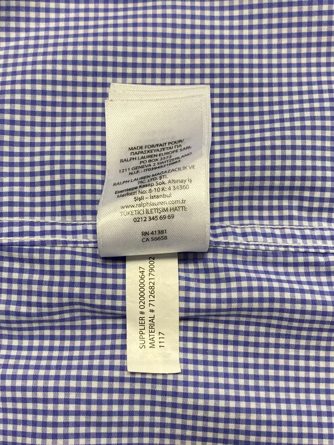 폴로랄프로렌 체크 셔츠 (Man 2XL) AA0370 상품이미지10