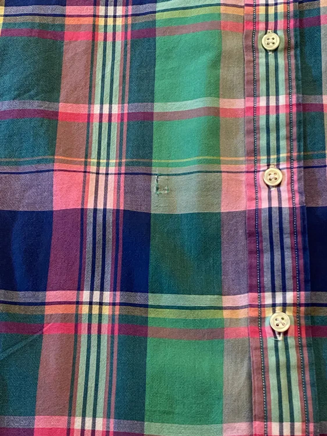 폴로랄프로렌 체크 반팔 셔츠 (Man XL) AA0391 상품이미지10