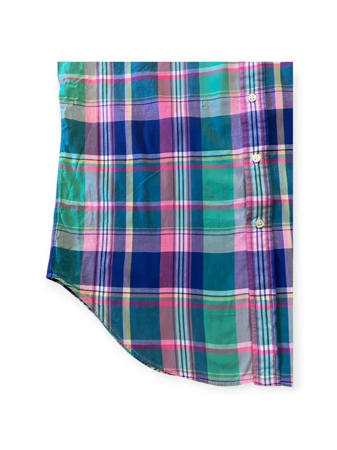 폴로랄프로렌 체크 반팔 셔츠 (Man XL) AA0391 상품이미지7