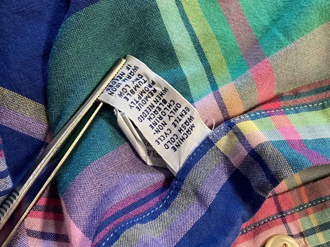 폴로랄프로렌 체크 반팔 셔츠 (Man XL) AA0391 상품이미지8