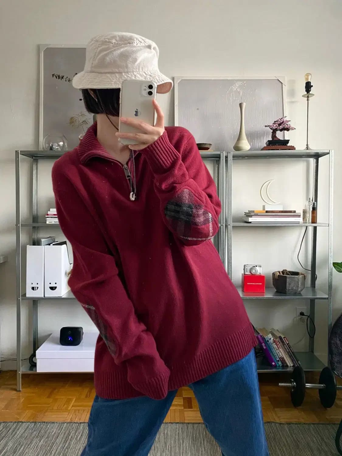 버버리 하프 집업 니트 (Man M) AB0507 상품이미지1