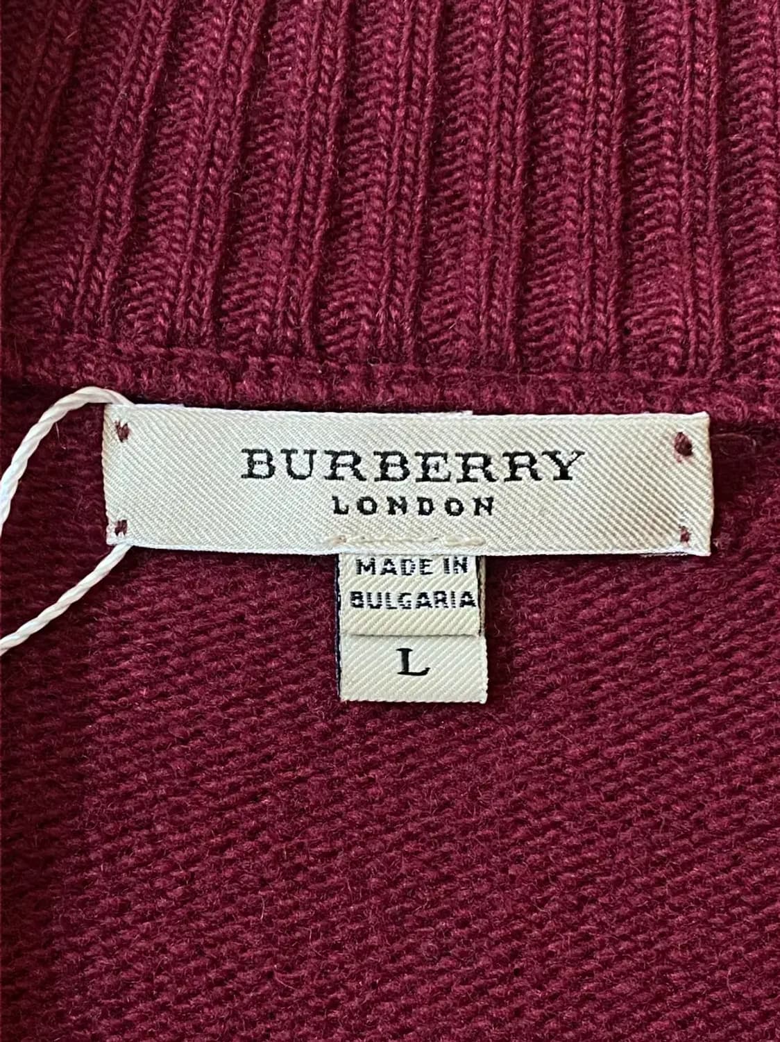 버버리 하프 집업 니트 (Man M) AB0507 상품이미지6