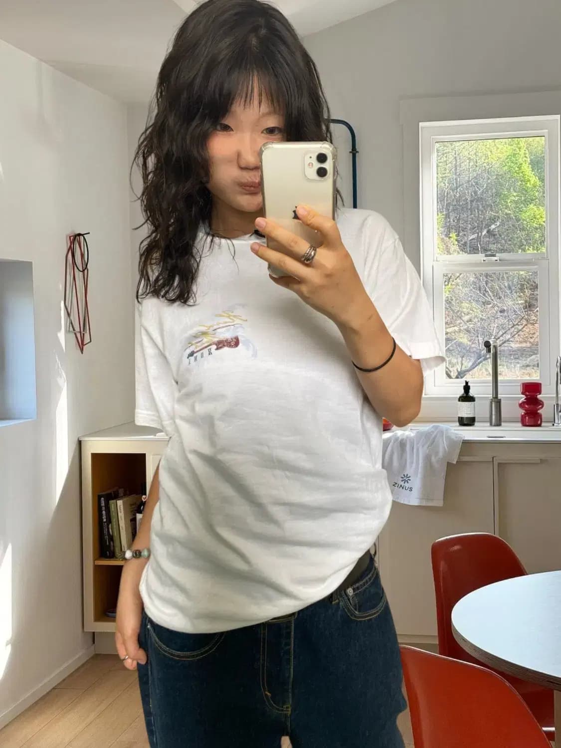 프린팅 1/2 티셔츠 (Man L) AB0532 상품이미지1