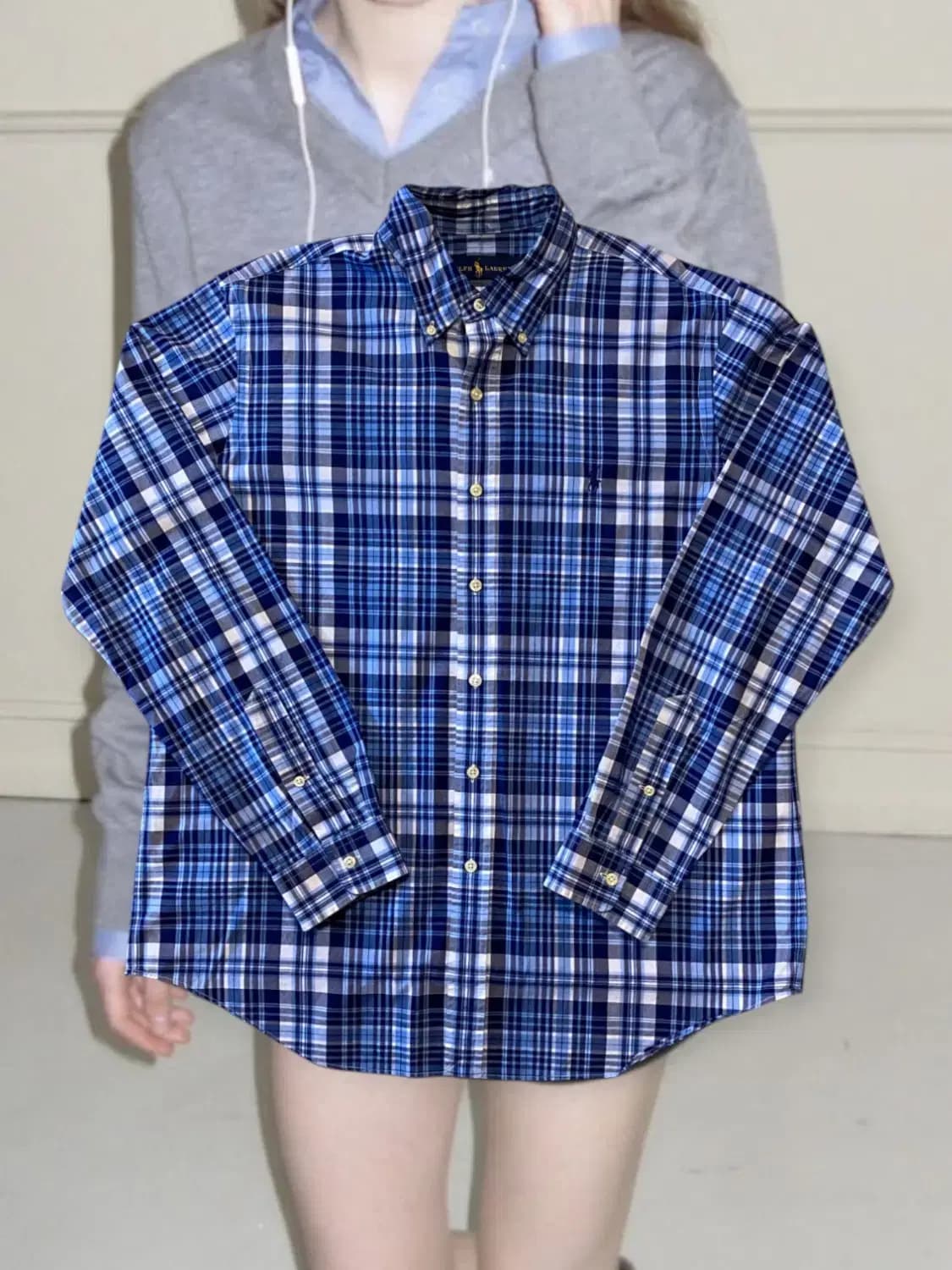 폴로랄프로렌 체크 셔츠 (Man XL) AA0396 상품이미지1