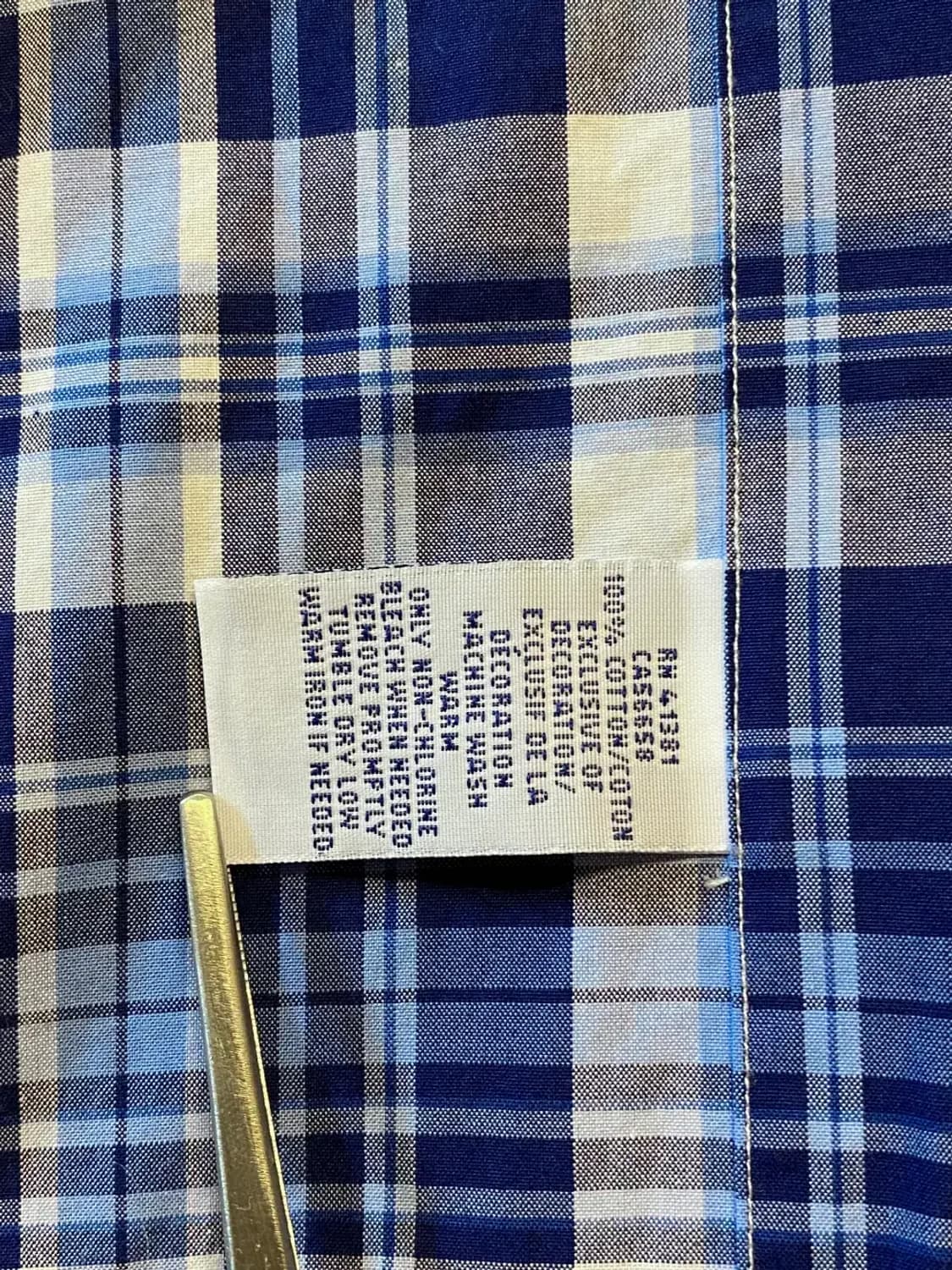 폴로랄프로렌 체크 셔츠 (Man XL) AA0396 상품이미지7