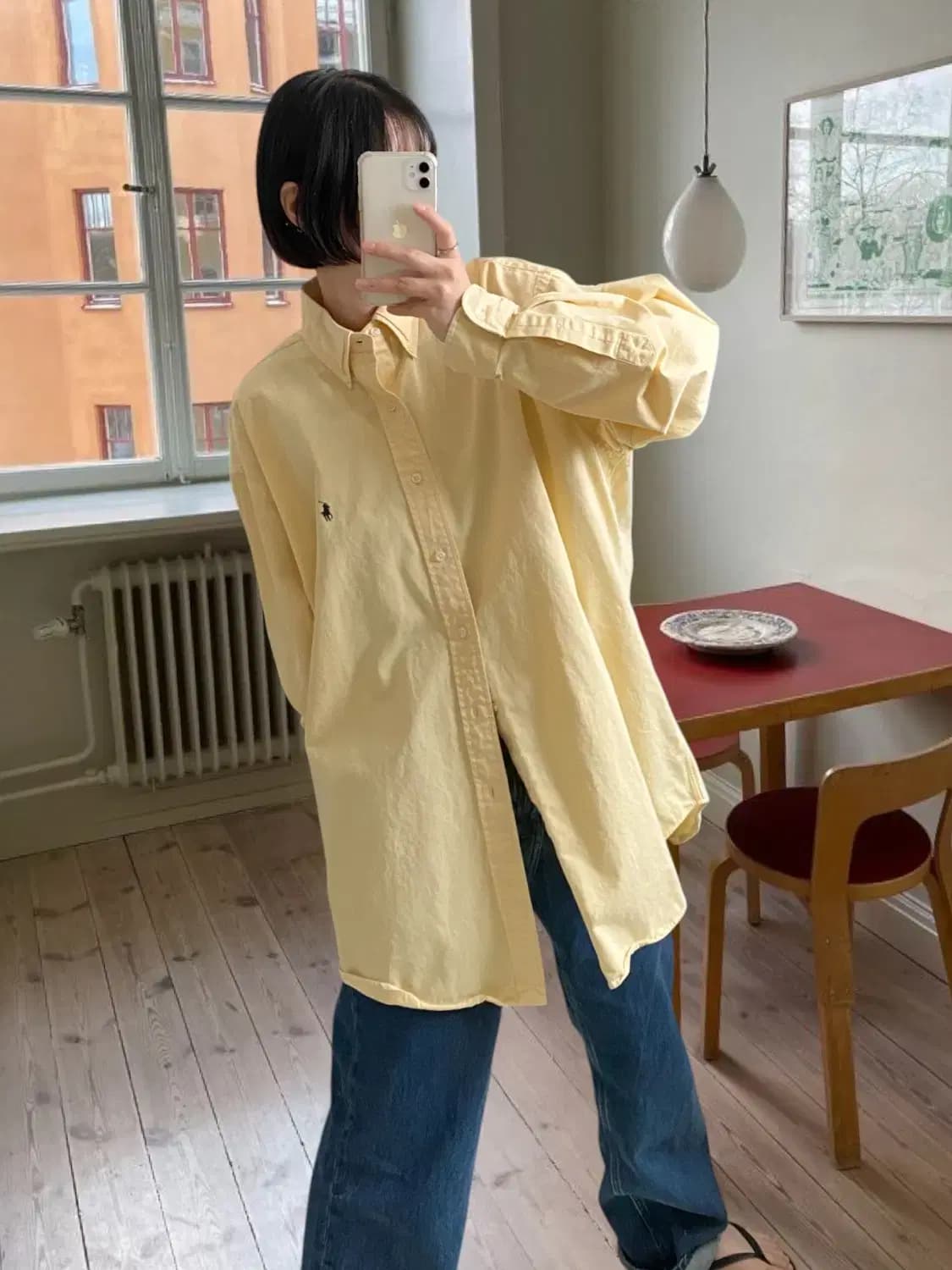 폴로 랄프로렌 솔리드 셔츠 (Man 3XL) AB0544 상품이미지1