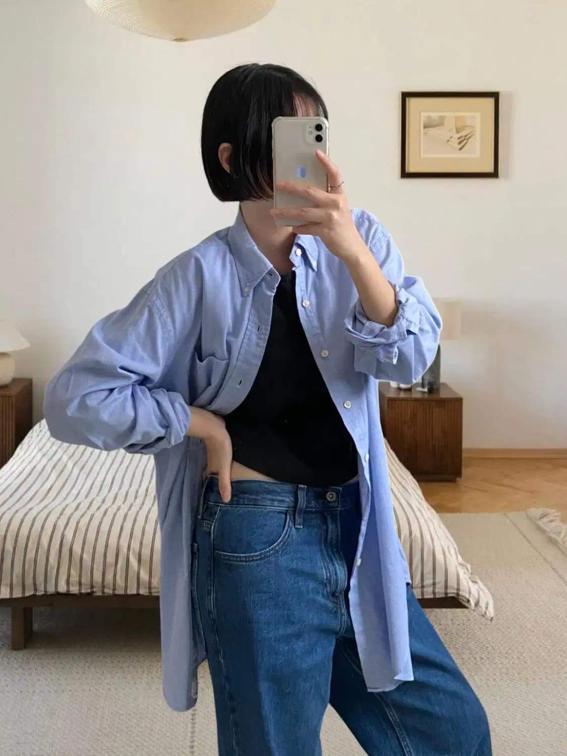 폴로 랄프로렌 솔리드 셔츠 (Man 2XL) AB0543 상품이미지1