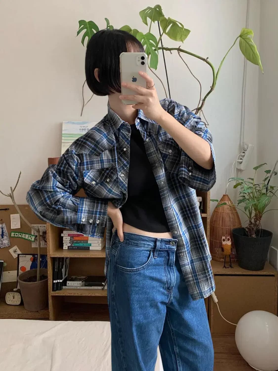 랭글러 체크 셔츠 (Man XL) AB0538 상품이미지2