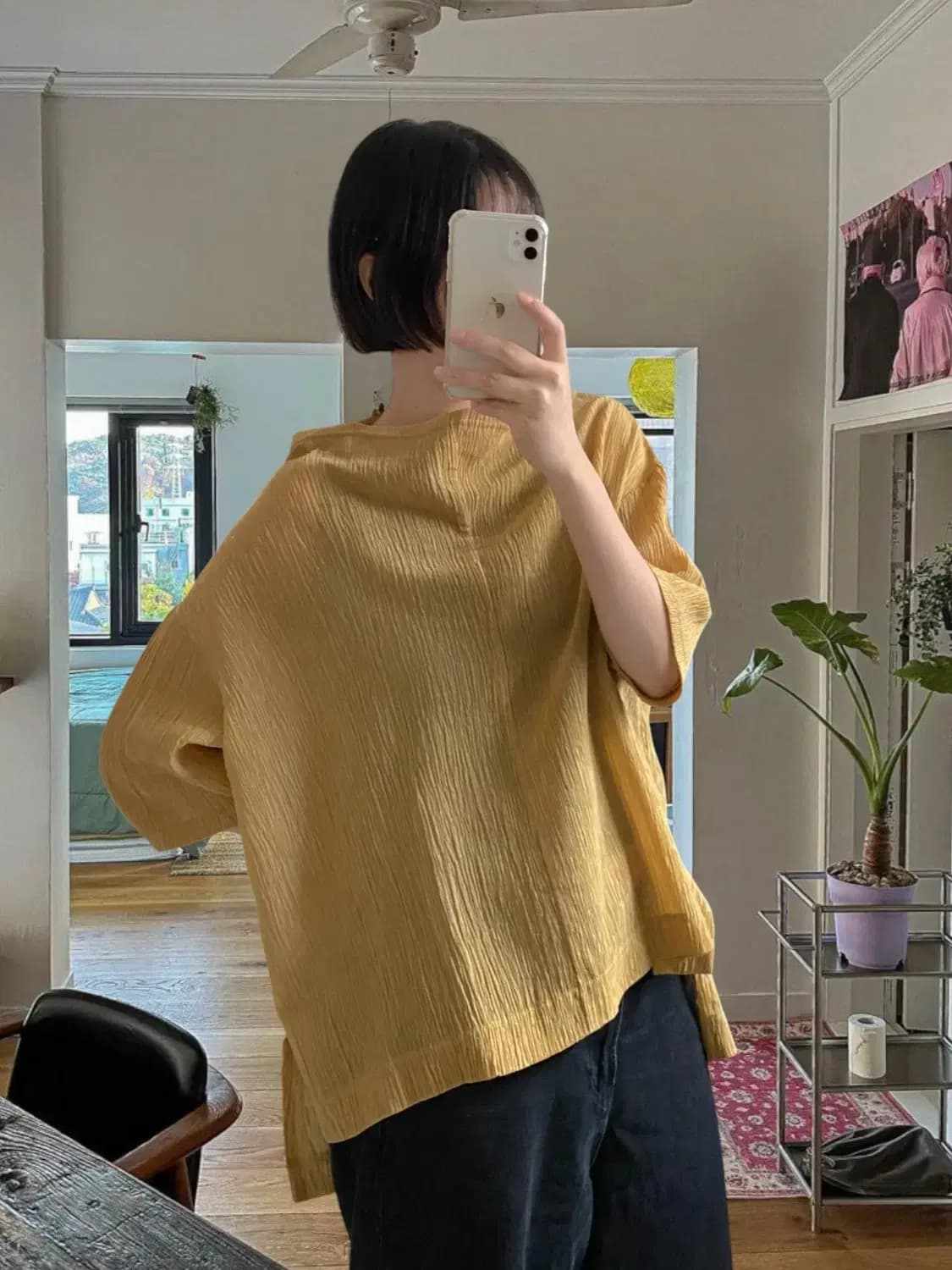 플리츠 블라우스 (Woman L) AB0547 상품이미지1