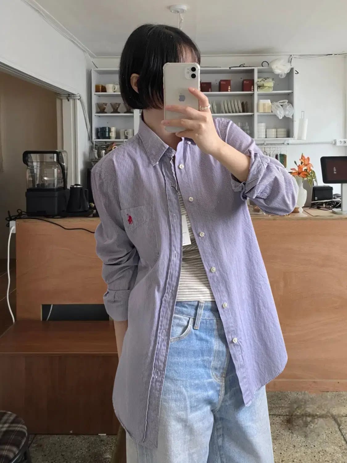 폴로 랄프로렌 스트라이프 셔츠 (Man S) AB0563 상품이미지1