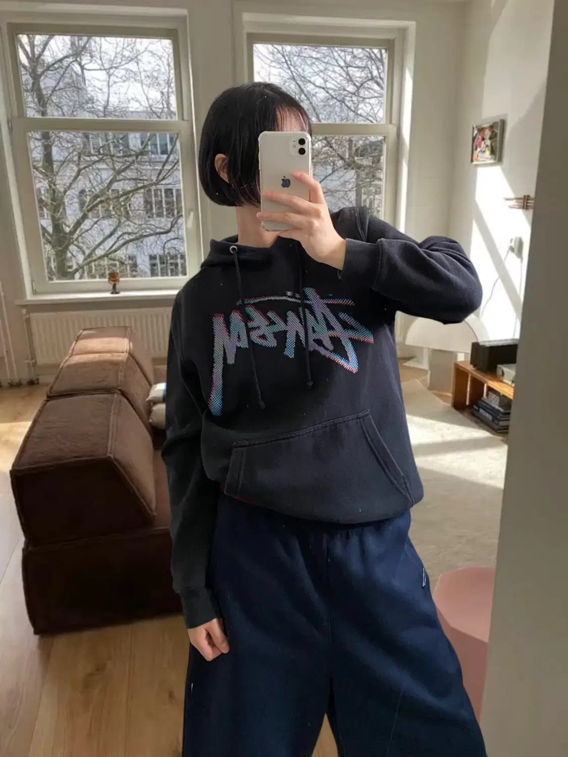 스투시 로고 후드티 (Man S) AB0584 상품이미지1