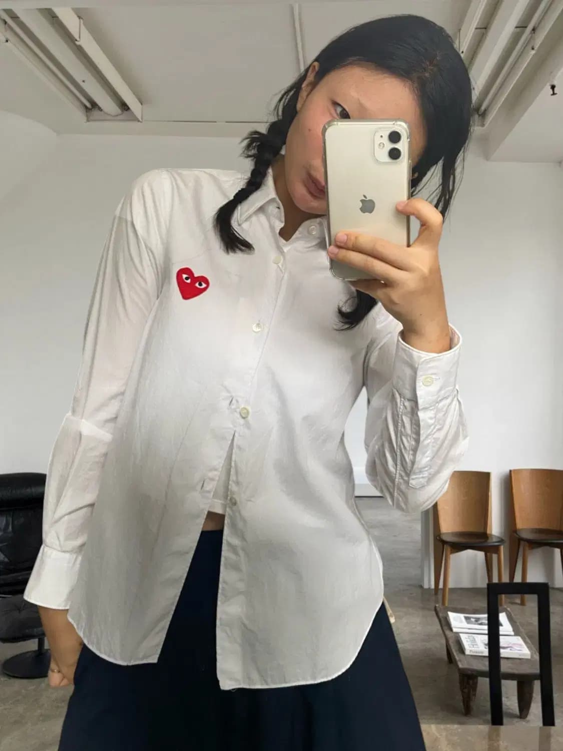 꼼데가르송 셔츠 (Woman S) AB0606 상품이미지1