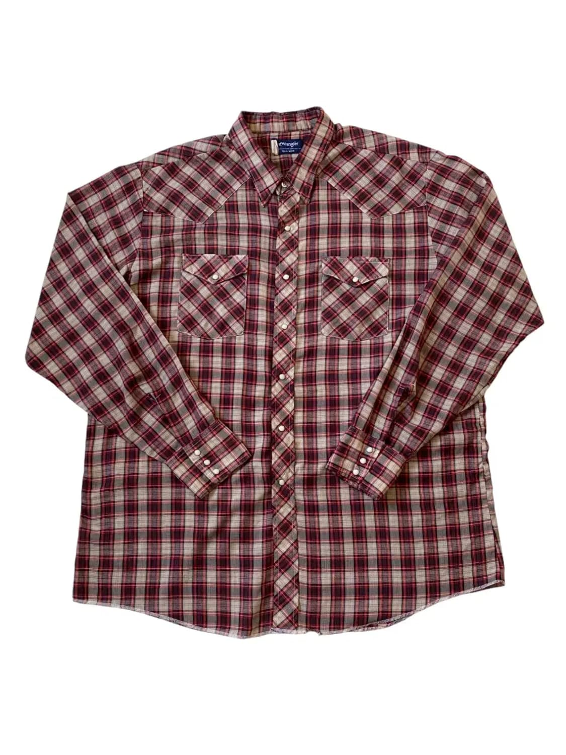 랭글러 체크 포켓 셔츠 (Man 2XL) AB0592 상품이미지2