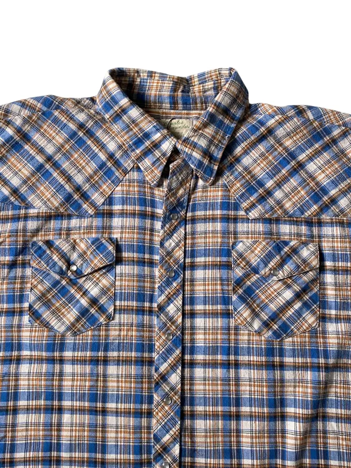 포켓 체크 셔츠 (Man 3XL) AB0618 상품이미지4