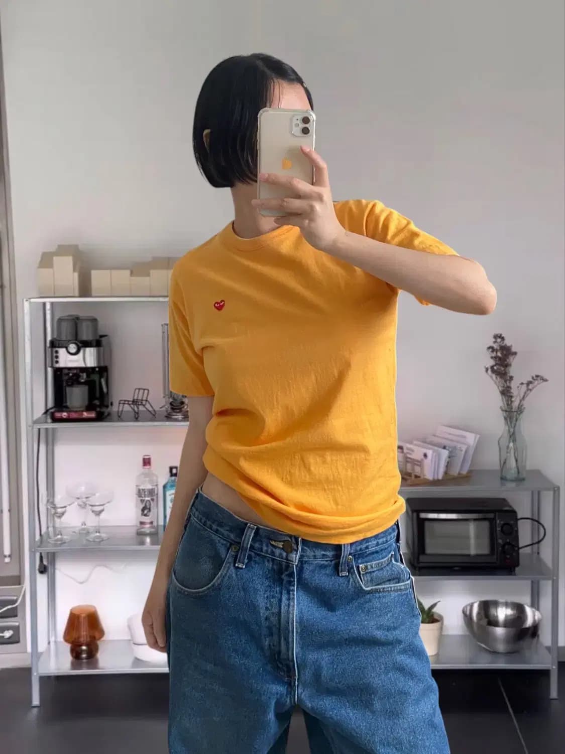 꼼데가라송 1/2 티셔츠 (Man S) AB0623 상품이미지1