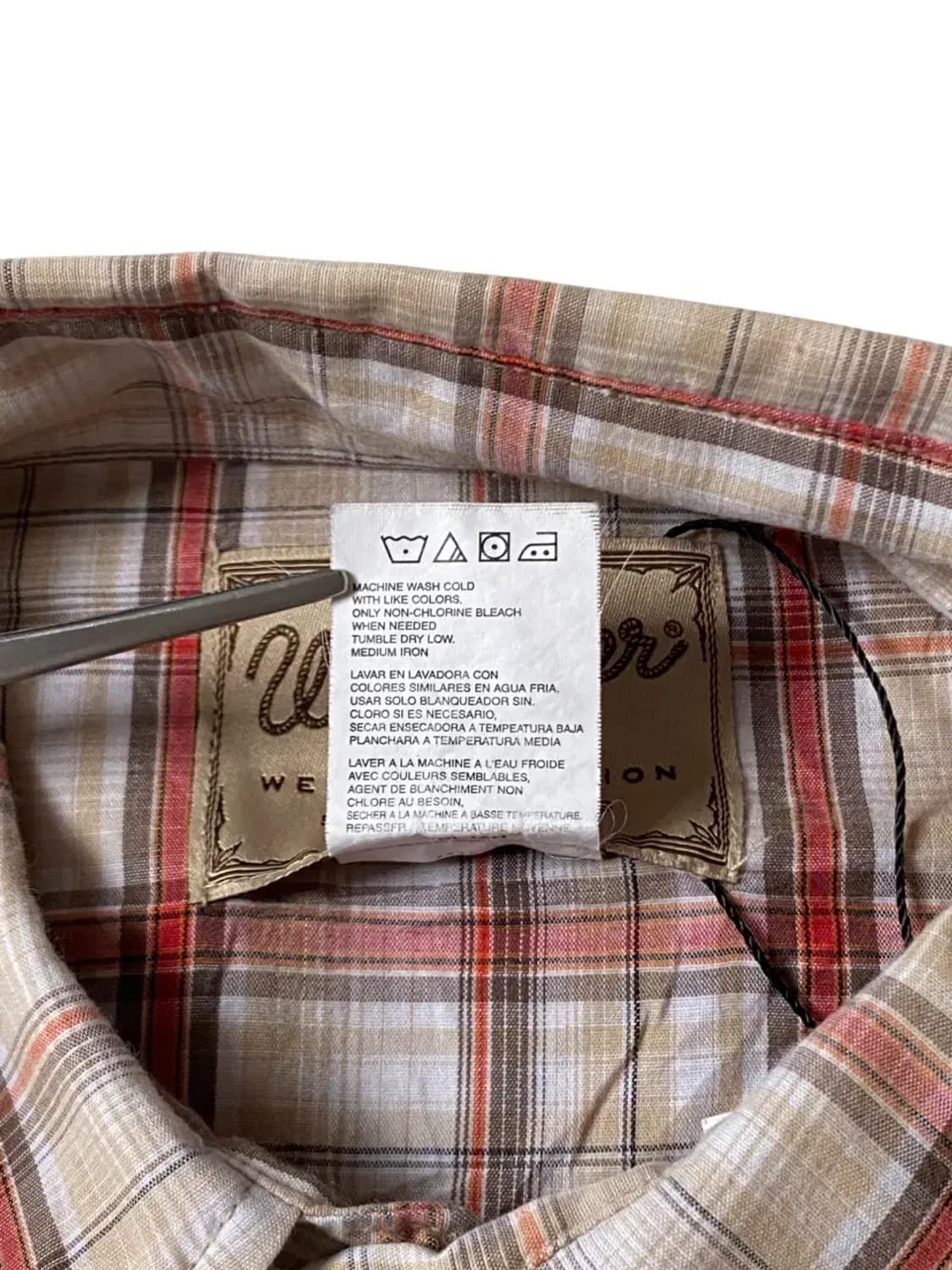 랭글러 체크 셔츠 (Man 2XL) AB0647 상품이미지10