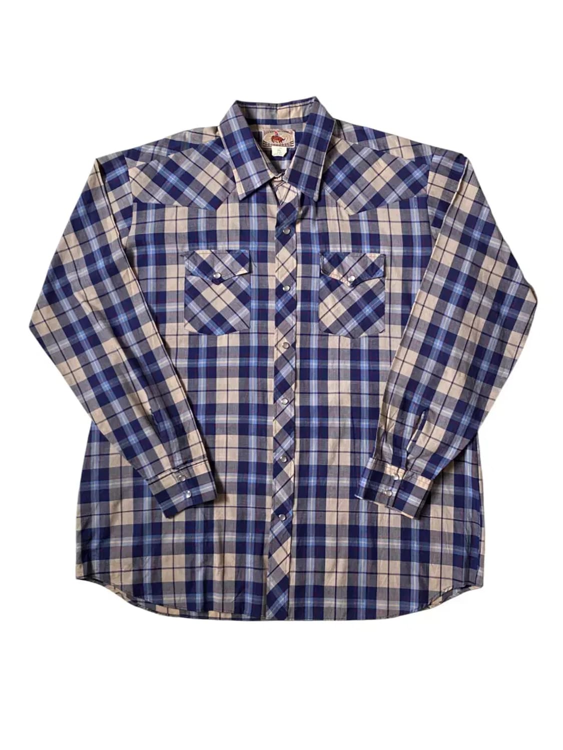 포켓 체크 셔츠 Made in U.S.A (Man 2XL) AB0645 상품이미지2