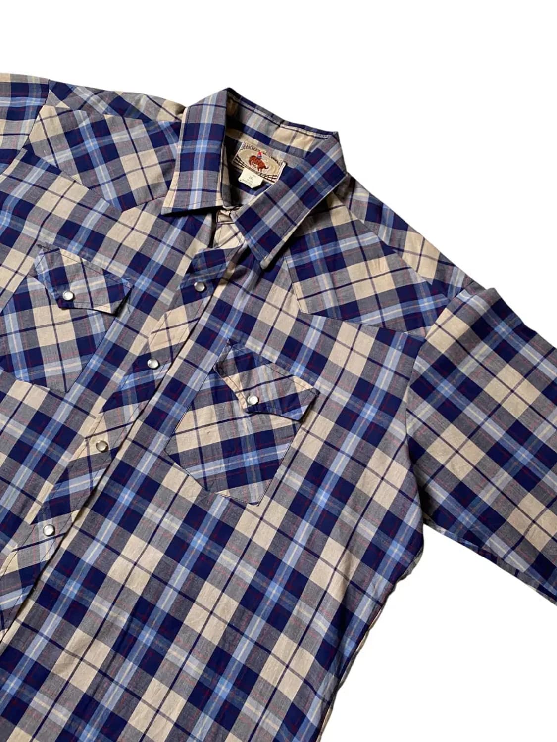 포켓 체크 셔츠 Made in U.S.A (Man 2XL) AB0645 상품이미지4