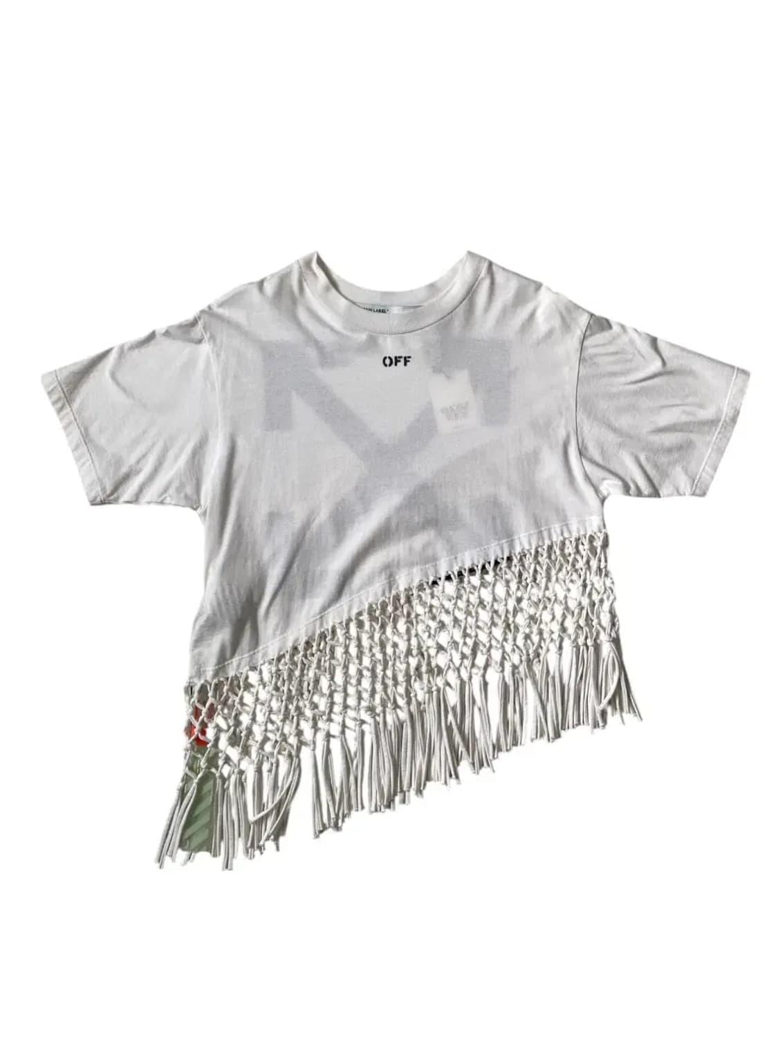 오프화이트 1/2 티셔츠 (Woman M) AB0668 상품이미지2
