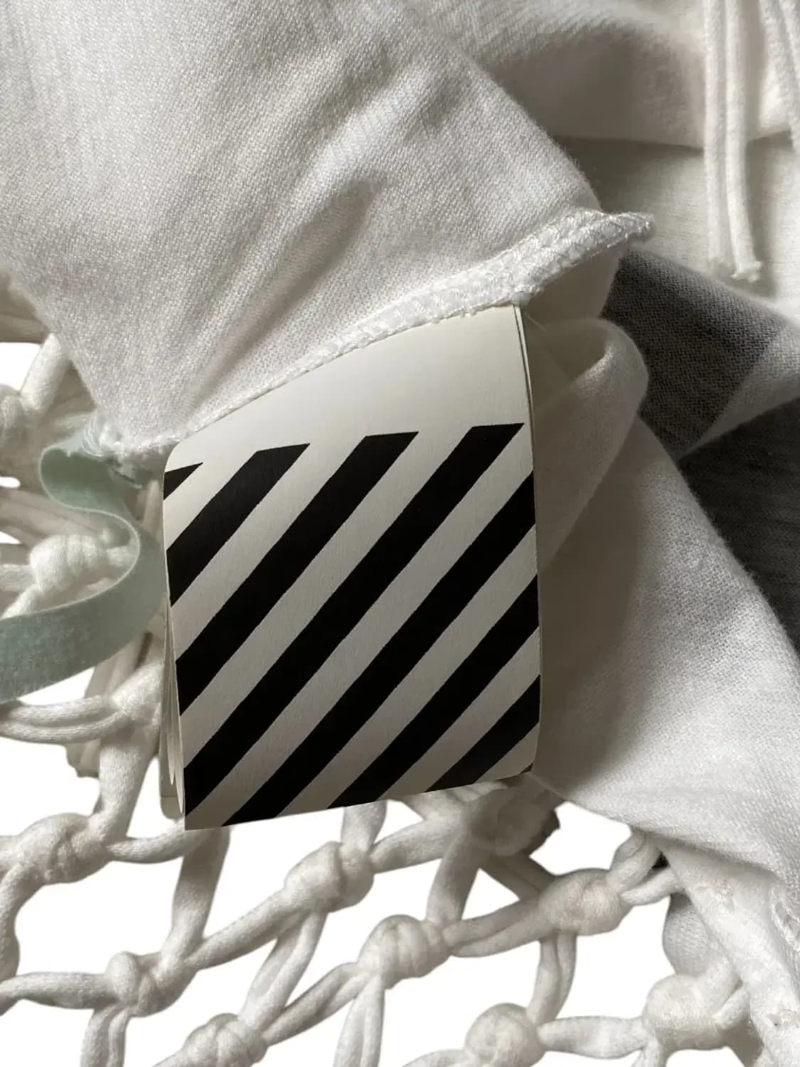 오프화이트 1/2 티셔츠 (Woman M) AB0668 상품이미지9