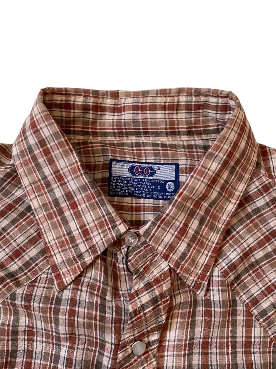 포켓 체크 셔츠 (Man XL) AB0654 상품이미지6