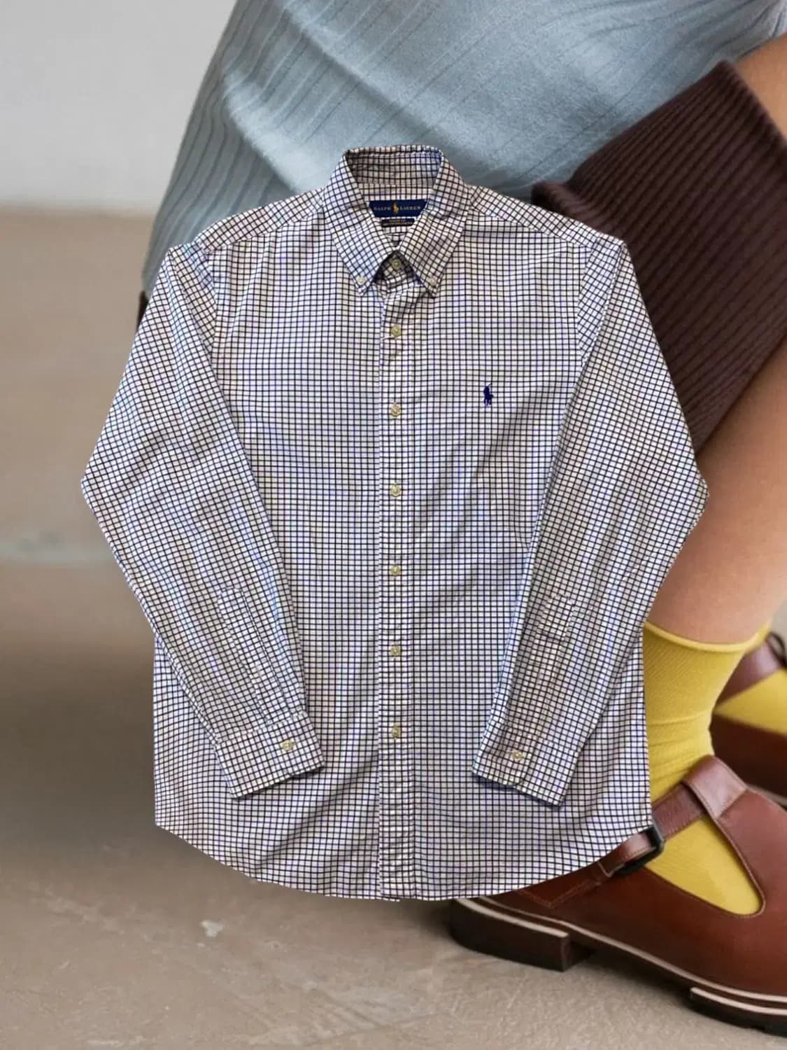 폴로랄프로렌 체크 셔츠 (Man M) AA0498 상품이미지1