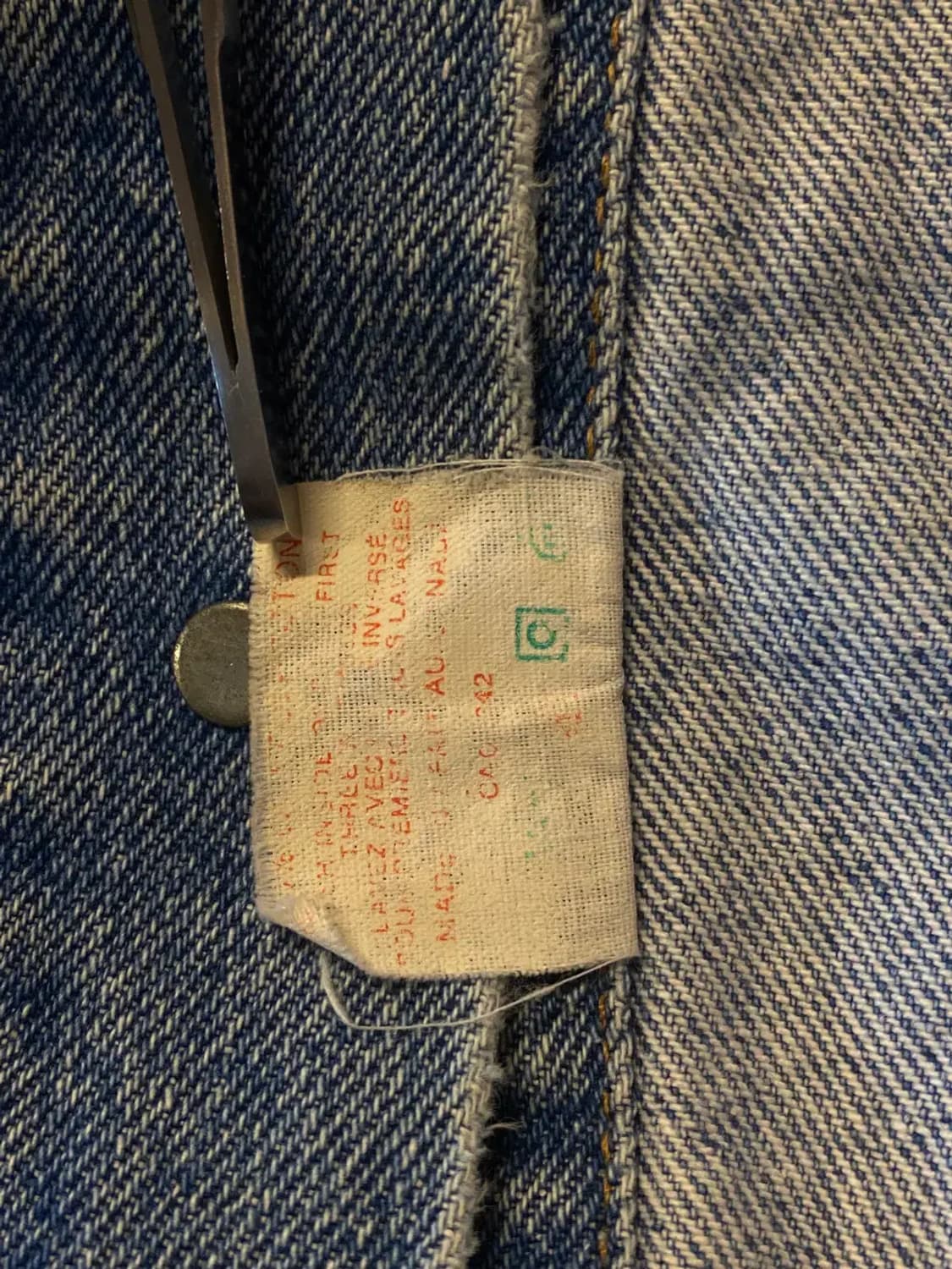 리바이스 데님 베스트 (Man L) AA0515 상품이미지10