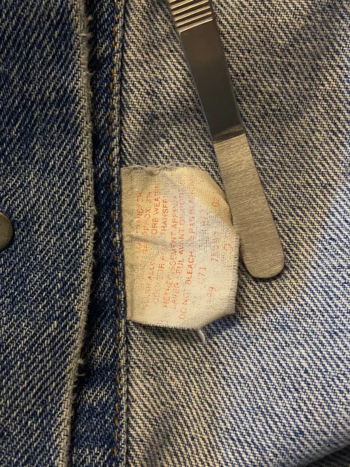 리바이스 데님 베스트 (Man L) AA0515 상품이미지9