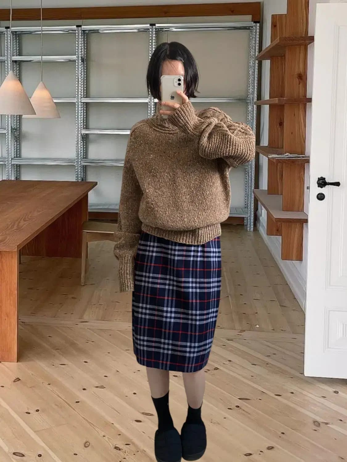 버버리 미디 스커트 (28) AB0680 상품이미지1