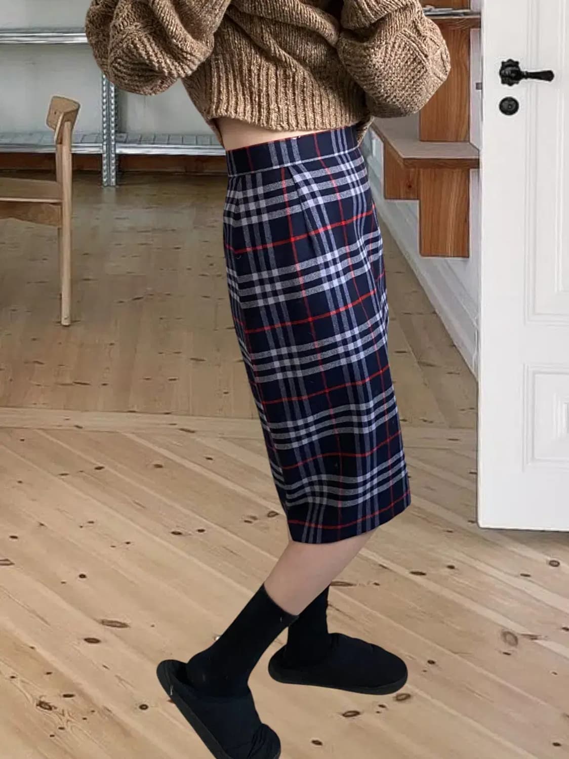 버버리 미디 스커트 (28) AB0680 상품이미지2