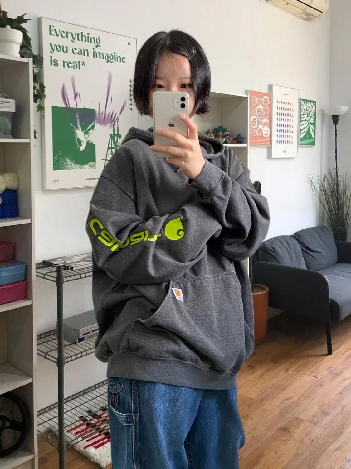 칼하트 후드 티셔츠 (Man XL) AB0679 상품이미지1