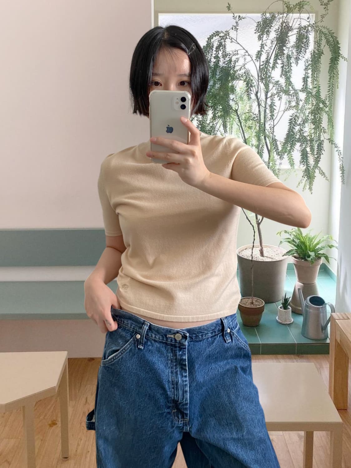 버버리 반팔 니트 (Woman S) AB0678 상품이미지1