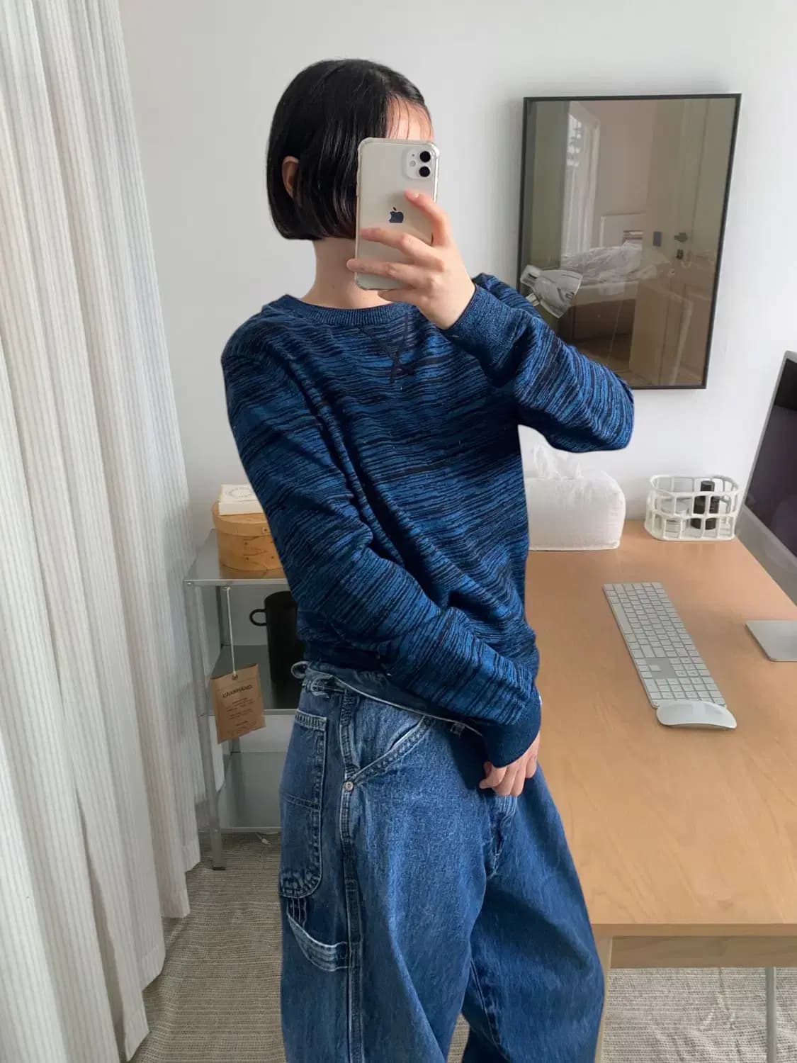 아페쎄 라운드 니트 (Woman M) AB0676 상품이미지1