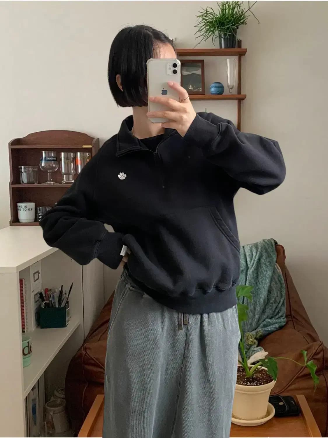 디스이즈네버댓 하프 집업 맨투맨 (Man S) AB0687 상품이미지1