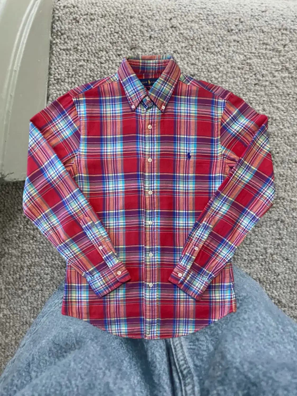 폴로랄프로렌 체크 셔츠 (Man S) AA0535 상품이미지1