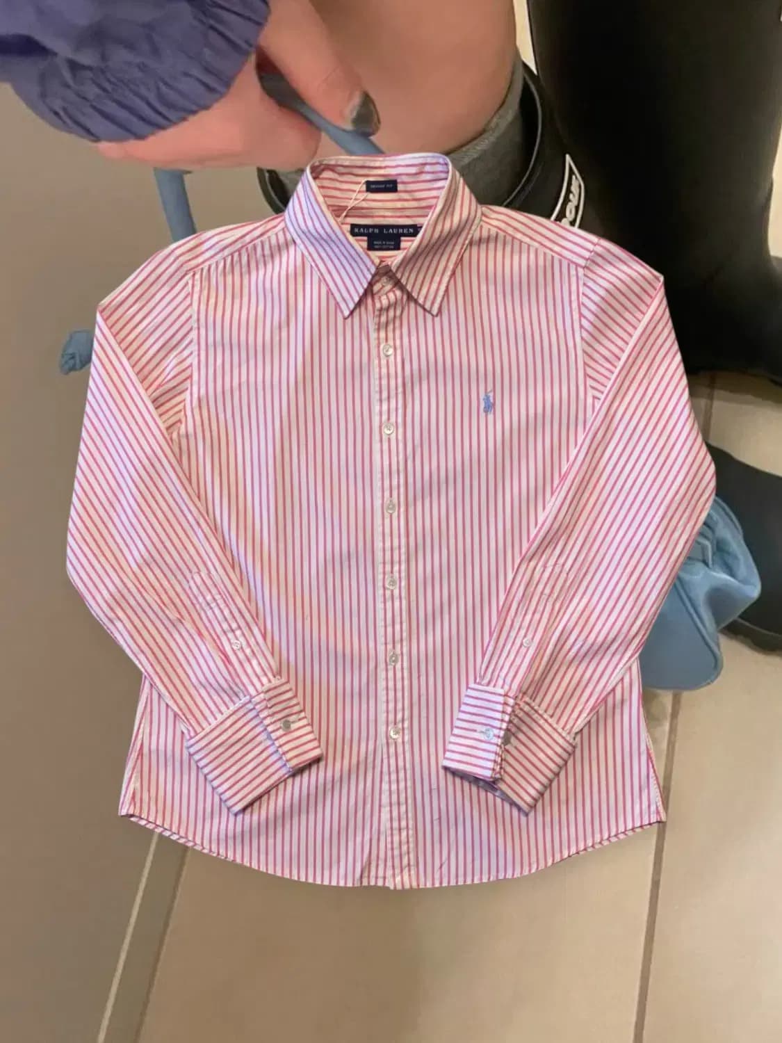 폴로랄프로렌 스트라이프 셔츠 (Woman L) AA0534 상품이미지1