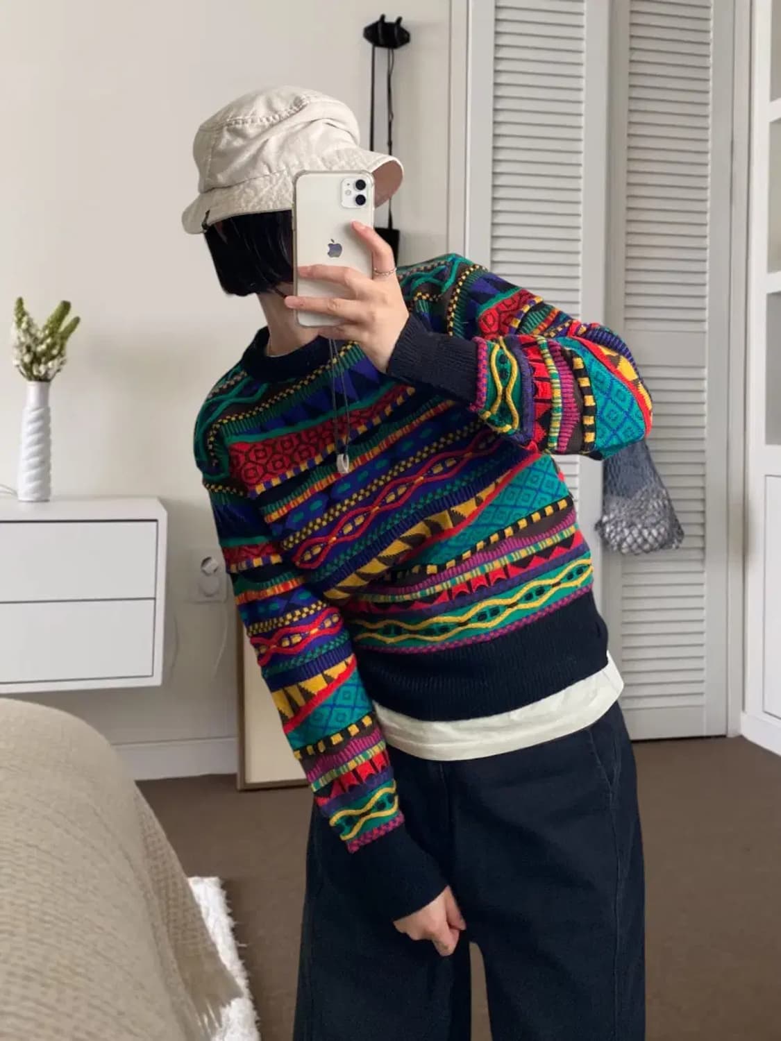 패턴 니트 (Woman M) AB0712 상품이미지2