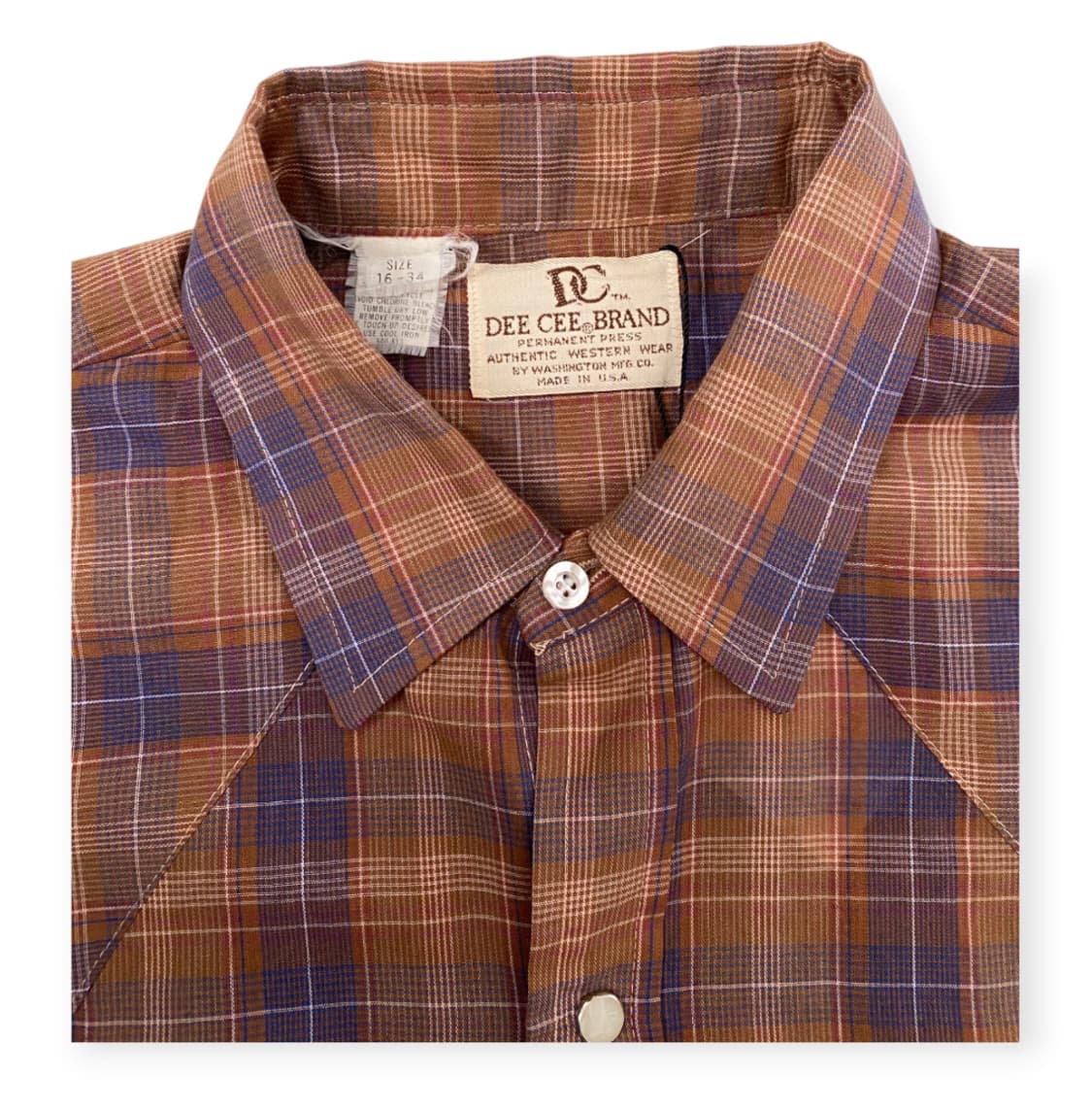 체크 셔츠 Made in USA (Man L) AB0711 상품이미지6